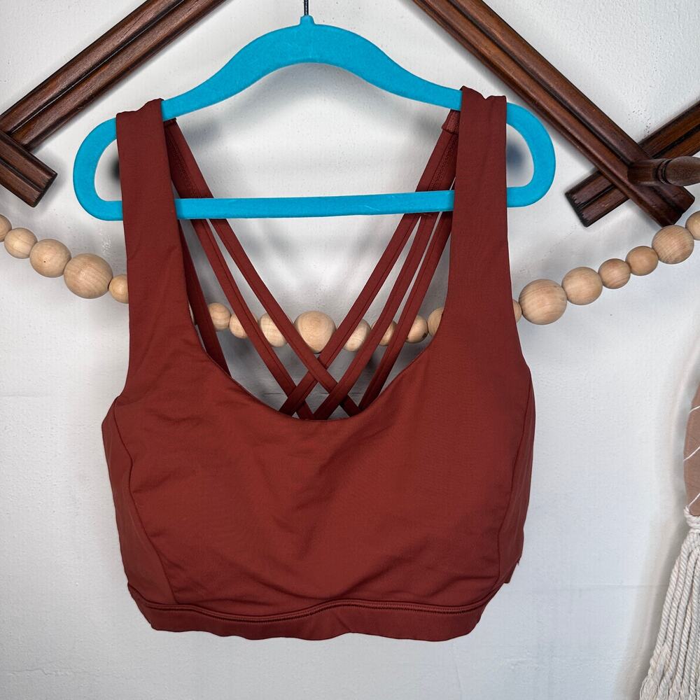 Lululemon Rust Energy Sports Bra